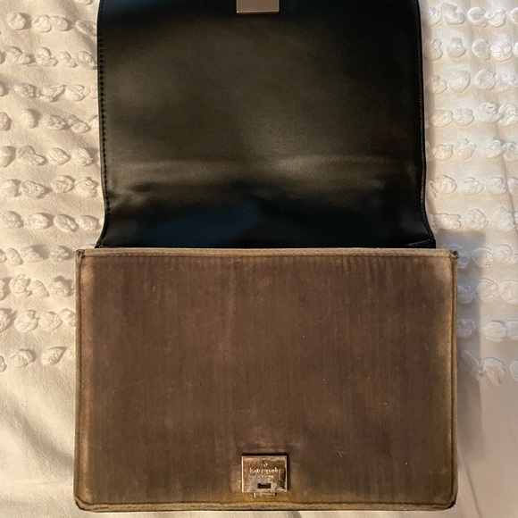 Kate Spade Grey Velvet Bag - Picture 5 of 10